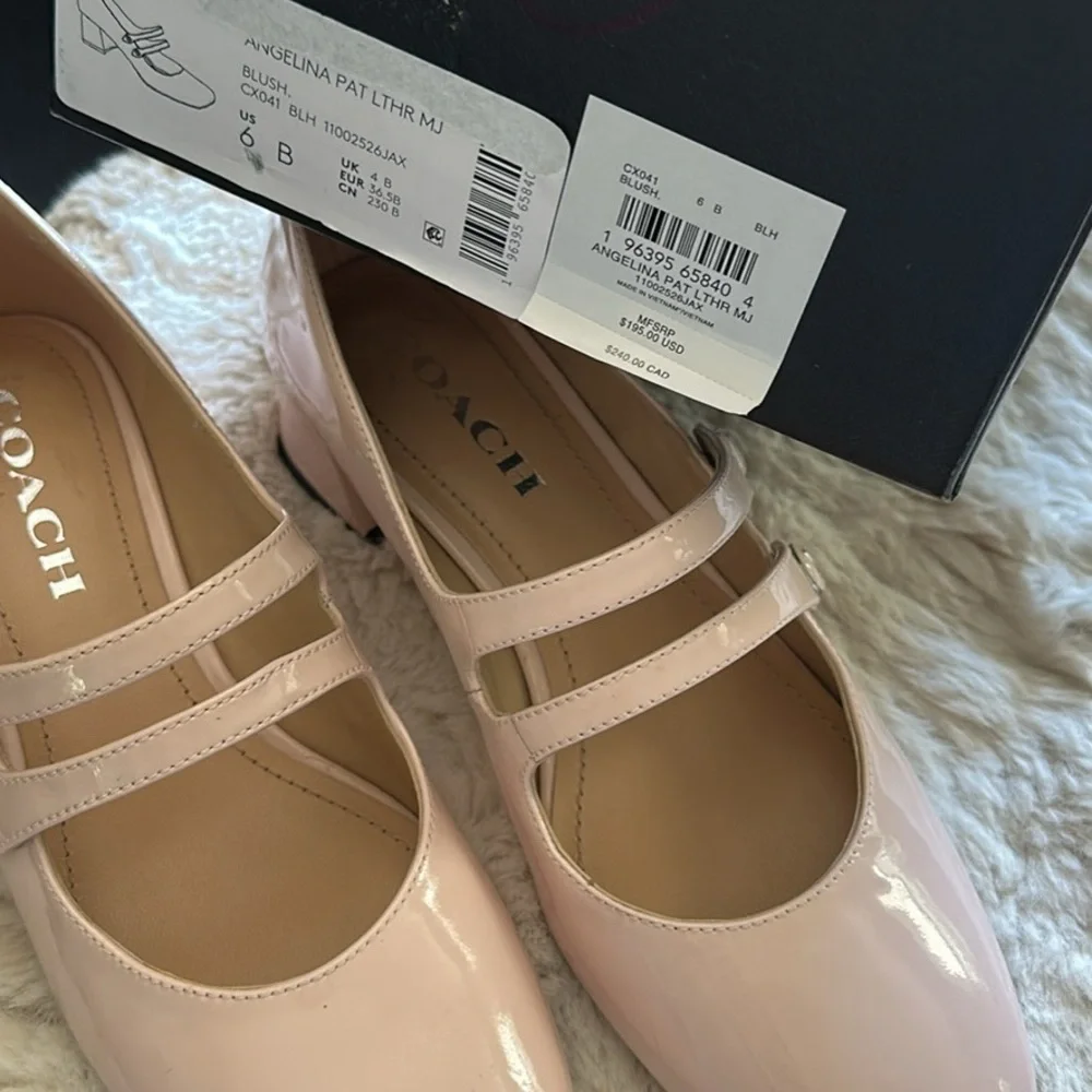 Coach Women's Pink patent Mary Jane Shoes - Picture 3 of 4